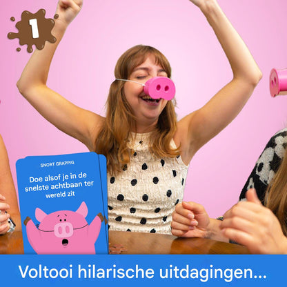 GiechelGek: Hét spel waarbij niemand zijn gezicht in de plooi houdt!