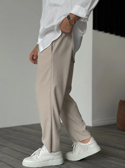 Aurelio - Zachte luxe broek voor heren