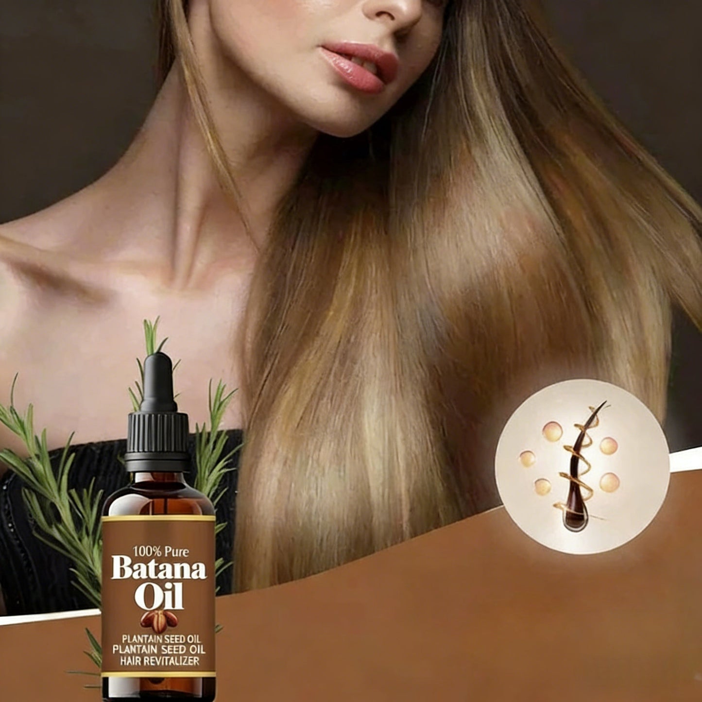 Herbelyra™ Rozemarijn Haarolie – Pure Verzorging voor Glanzend Haar