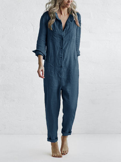 Anna™ | Jumpsuit met lange mouwen