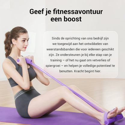 FlexiCore™ Sit-Up Trainer – Compacte Weerstandsband voor Thuisfitness