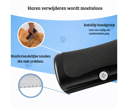 Pawrelia™ – Zachte Ontklittingsborstel voor Honden
