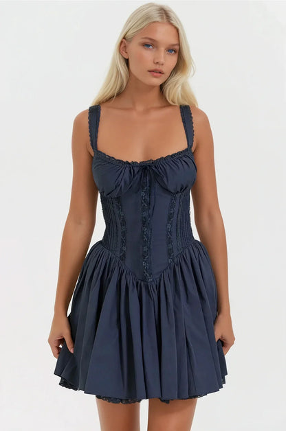 Bellevoir™ | Romantische Corsetjurk met Satijnglans