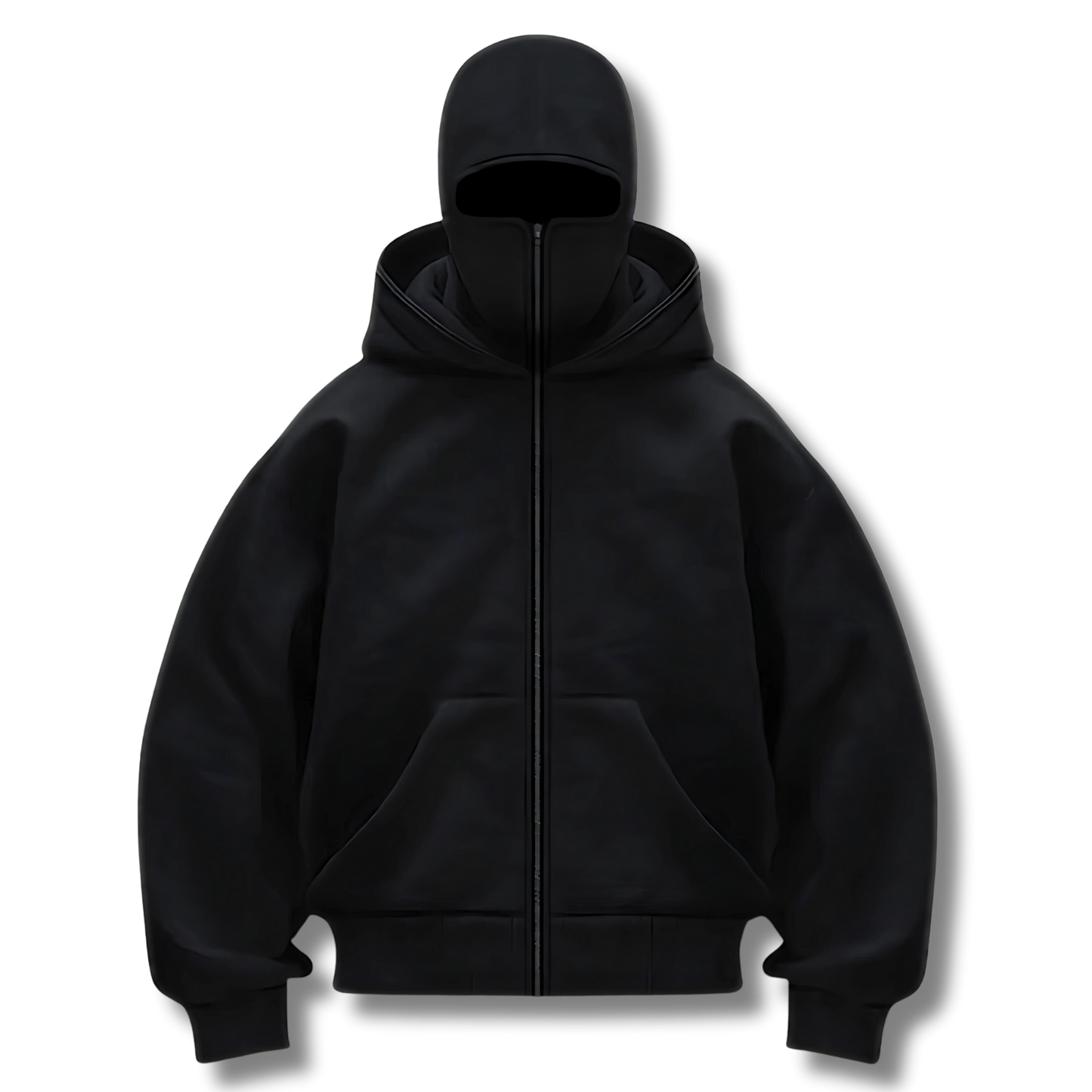 Nexivra™ Zip-Mask Hoodie – Streetwear met karakter en comfort