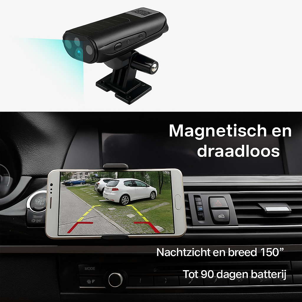 ViewMate™ – Draadloze Magnetische Achteruitrijcamera