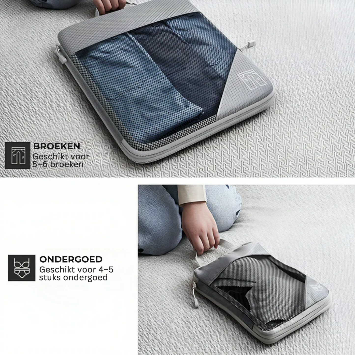 Packiva™ Compressie Reisset – Slim Inpakken, Ruim Reizen