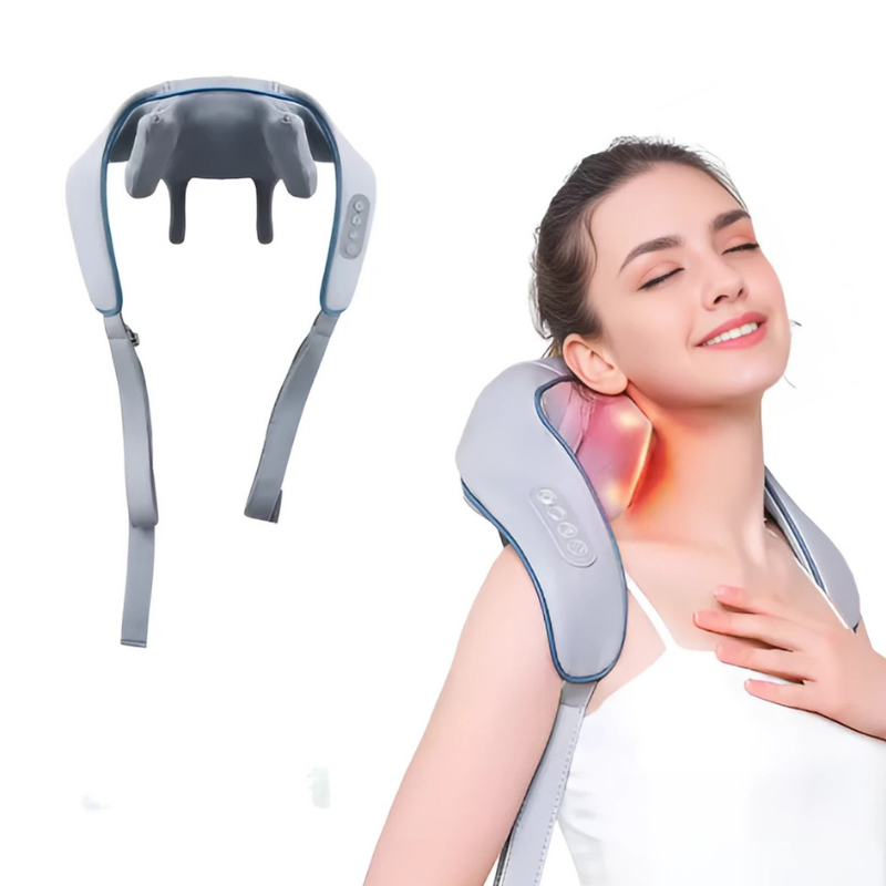 Relaxio™ – Comfortabele Nek- en Schoudermassager