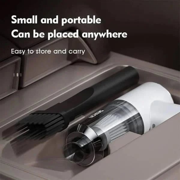 DustGo™ – Draadloze Mini Stofzuiger voor Auto & Meer