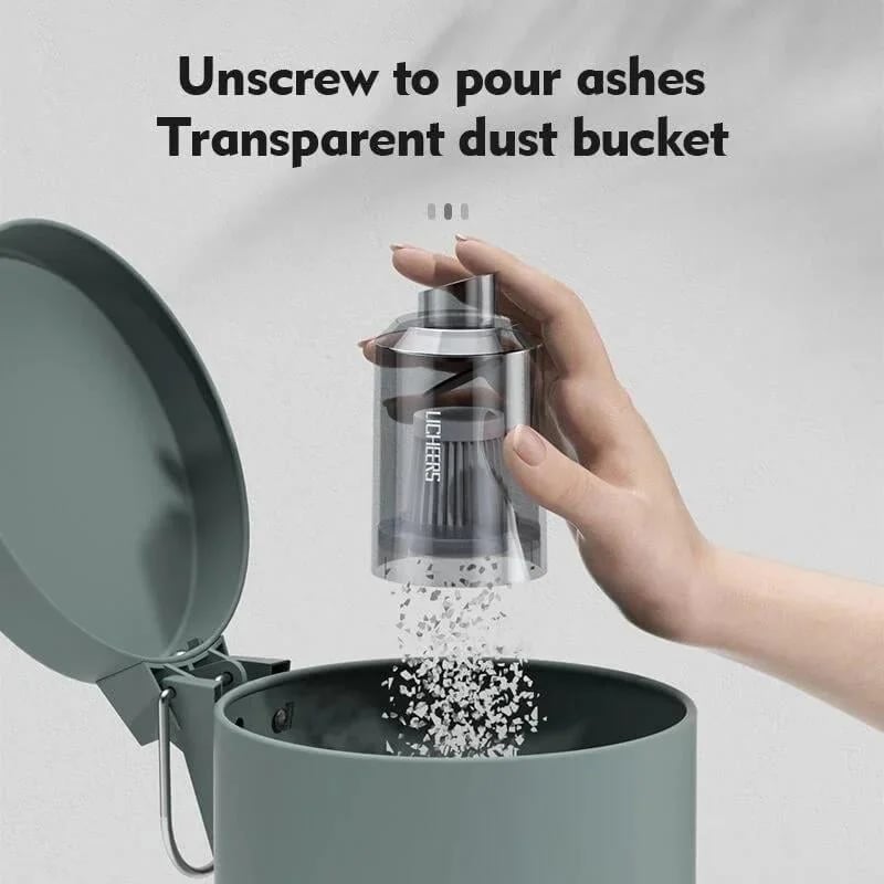 DustGo™ – Draadloze Mini Stofzuiger voor Auto & Meer
