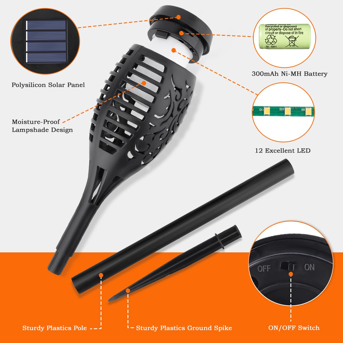 GlowFlare™ – Sfeervolle Solar Vlamlampen