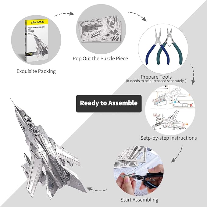 Ferronix™ - 3D Metaal Model Kit – Precisie, creativiteit en techniek in één bouwervaring