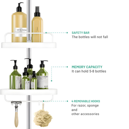 CleanSpace™ CornerRack – Slimme Opbergruimte Voor Elke Badkamer