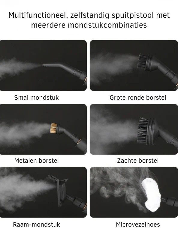 PureSteam™ 105°C – Professionele Hoge-Druk Stoomreiniger