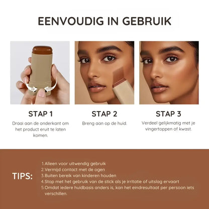 Velvéra™ Foundation Stick – Natuurlijk. Krachtig. Compact. | 1+1 Gratis