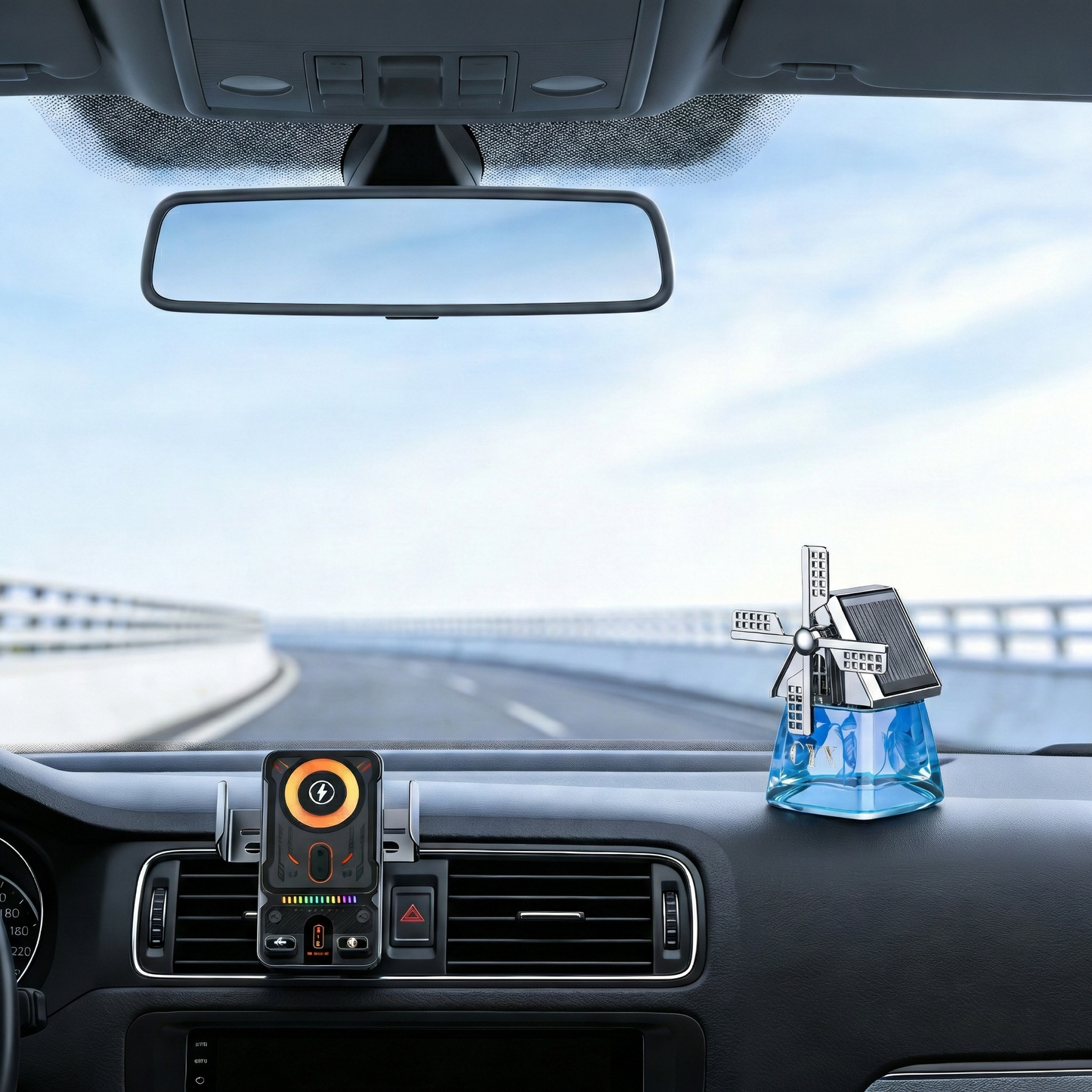 Auronex™ SmartDrive 2-in-1 Autohouder met Draadloze Oplader