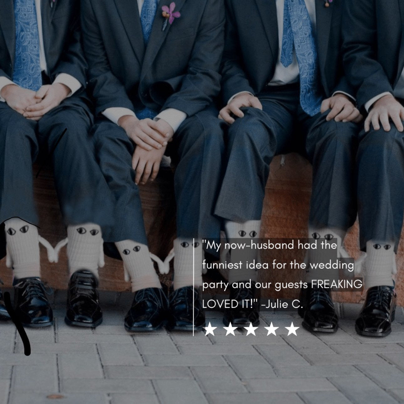 Bondie™ – De Hand-in-Hand Sokken