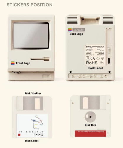 Keyloft™ | Retro Toetsenbord Wekker – Creatieve Digitale Bureauklok