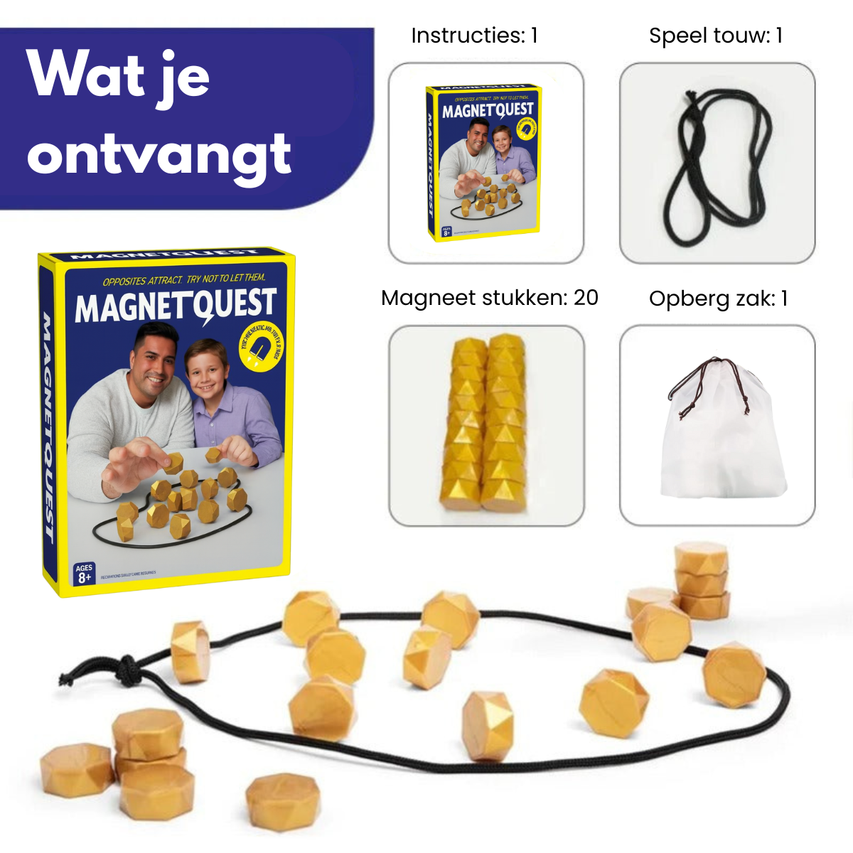 MagnaStack™ – Het Magnetische Toren Stapelspel vol Verrassende Wendingen | 1+1 GRATIS