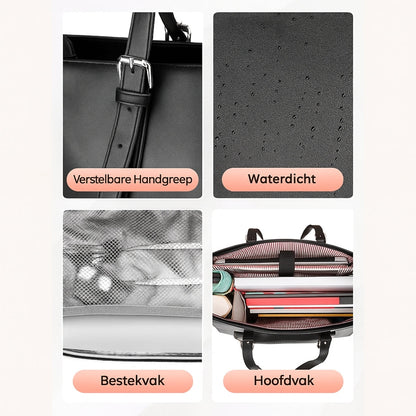 Workea™ – De elegante 2-in-1 Laptop & Lunch Tas