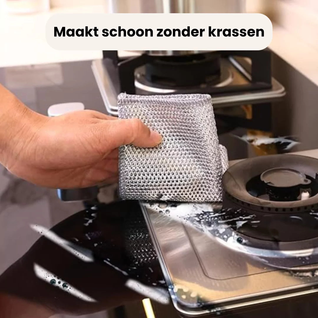 PureWeave - Krasvrije Reinigingsspons | Zachte maar Effectieve Schoonmaak