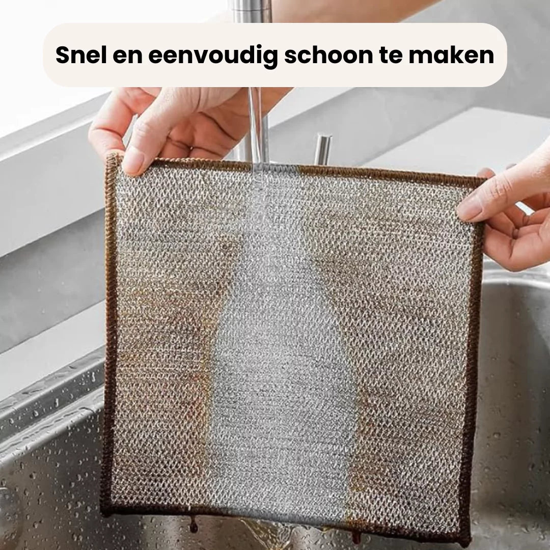 PureWeave - Krasvrije Reinigingsspons | Zachte maar Effectieve Schoonmaak