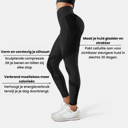 Flexura™ High-Waist Fitness Leggings | 1+1 Gratis