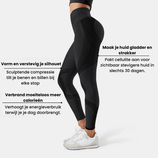 Flexura™ High-Waist Fitness Leggings | 1+1 Gratis