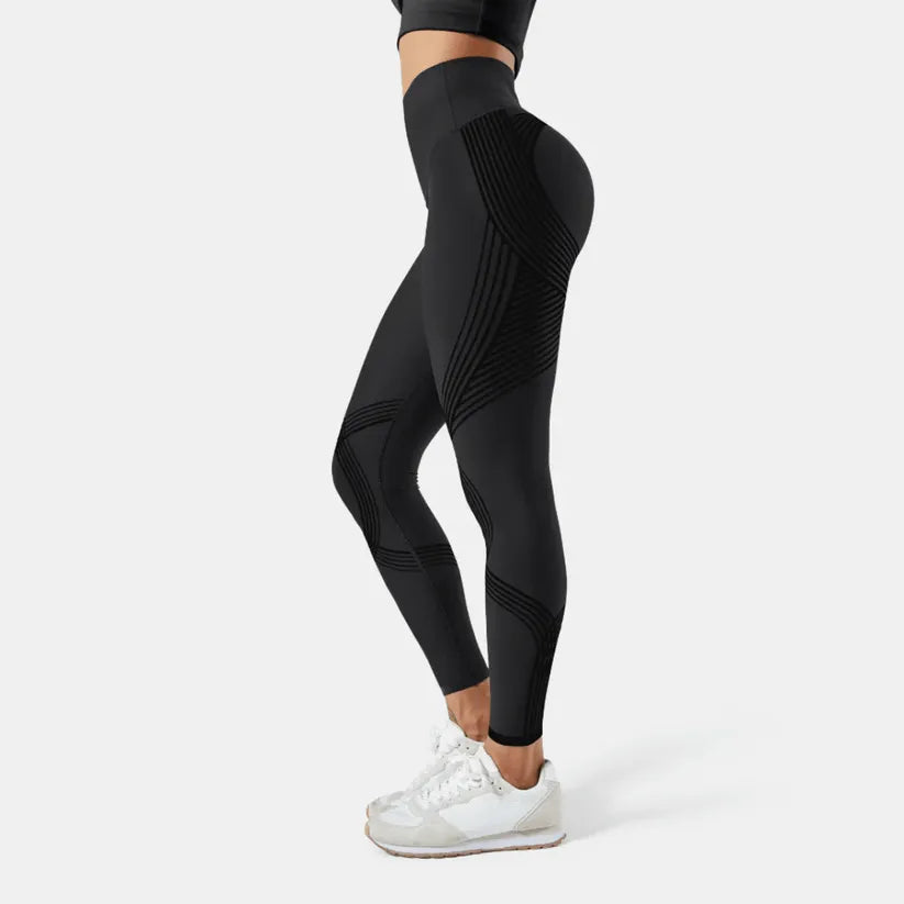 Flexura™ High-Waist Fitness Leggings | 1+1 Gratis
