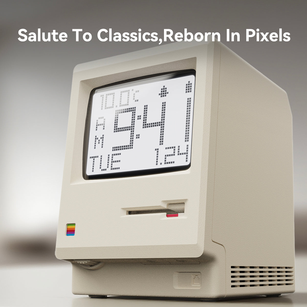 Keyloft™ | Retro Toetsenbord Wekker – Creatieve Digitale Bureauklok