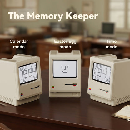 Keyloft™ | Retro Toetsenbord Wekker – Creatieve Digitale Bureauklok