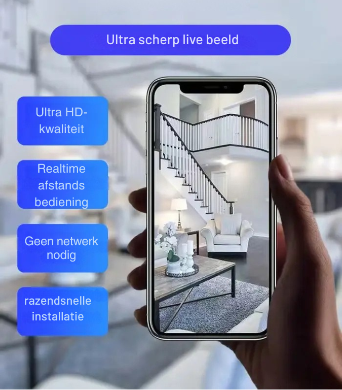 HomeGuardia™ – Slimme Draadloze Beveiligingscamera | 1+1 GRATIS