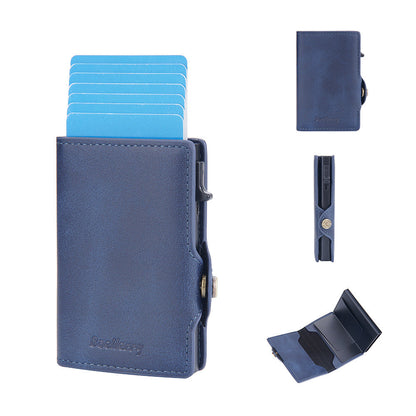 Cardeonix™ | Magnetische RFID Herenportemonnee – Compacte Anti-Scan Wallet