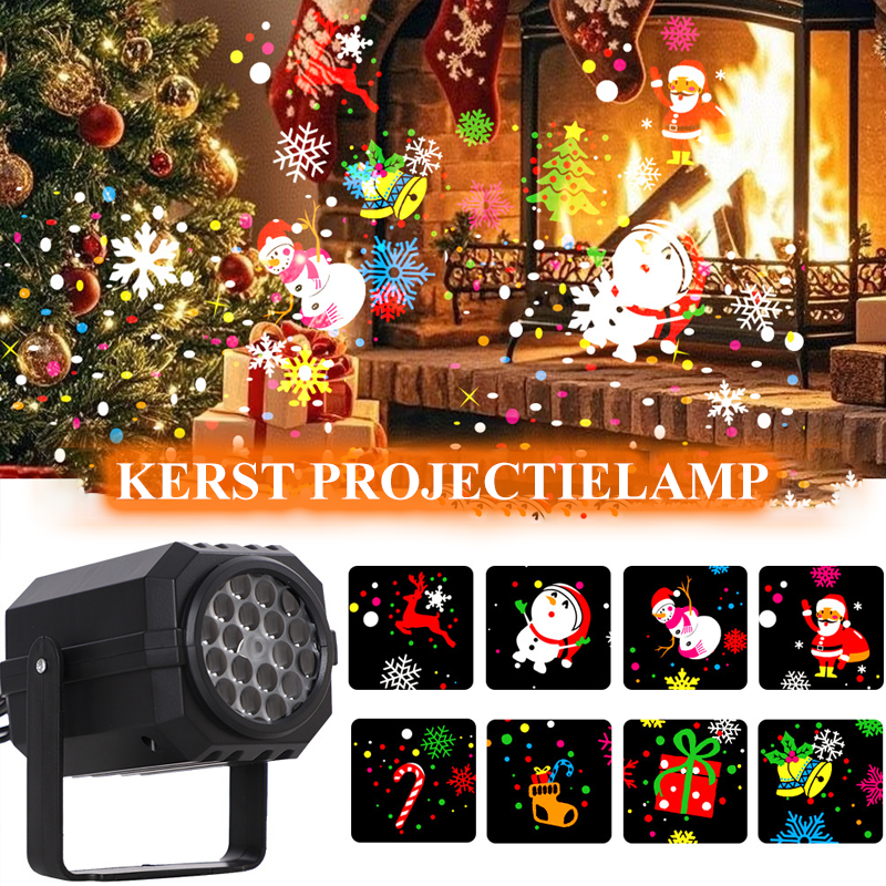 Lunivra™ Roterende Kerstpatroon Projector