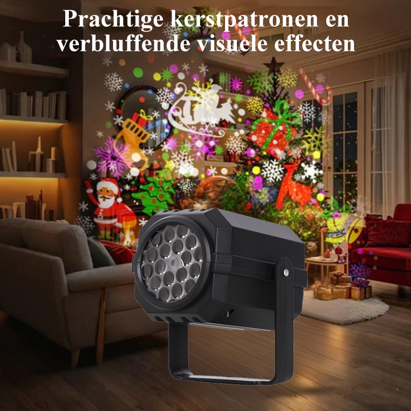 Lunivra™ Roterende Kerstpatroon Projector