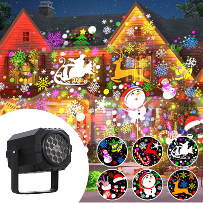 Lunivra™ Roterende Kerstpatroon Projector