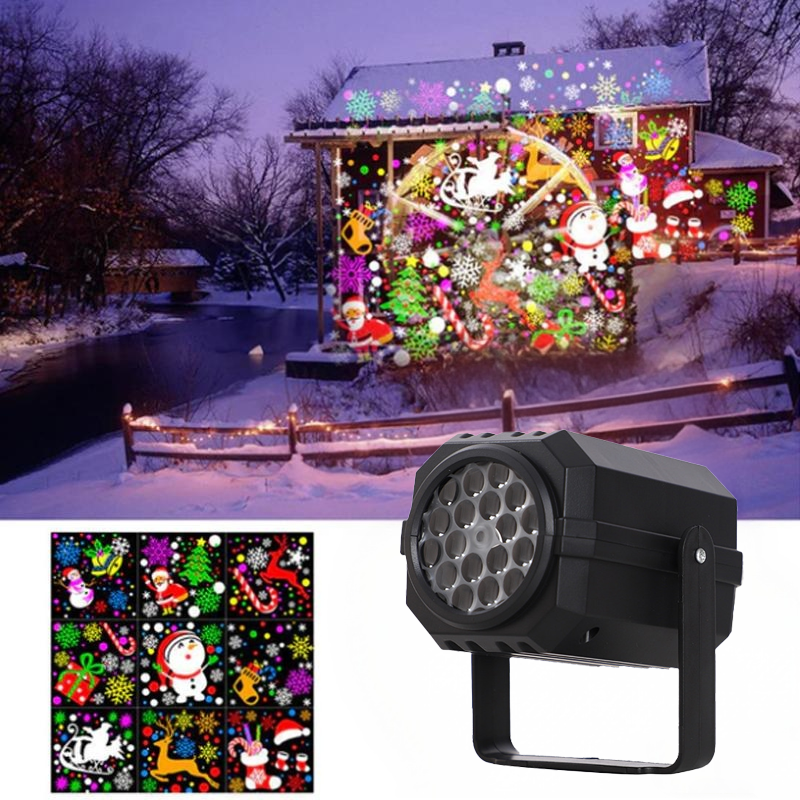 Lunivra™ Roterende Kerstpatroon Projector