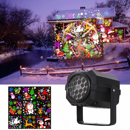Lunivra™ Roterende Kerstpatroon Projector