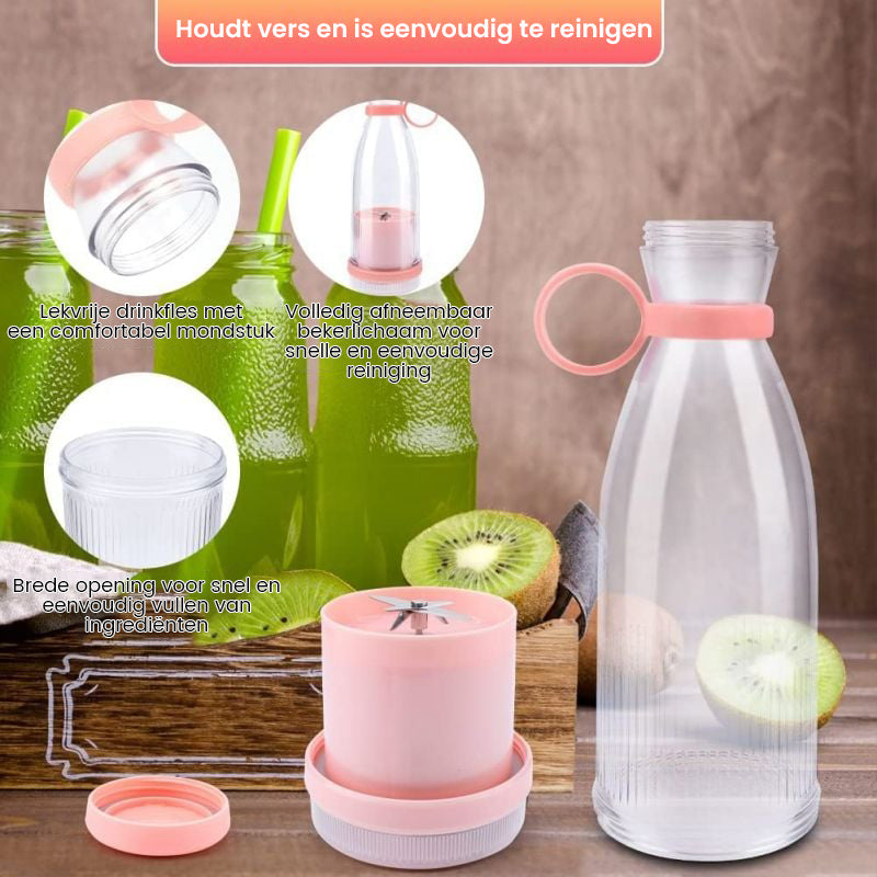 Purelio™ – Draagbare Mini Blender & Drinkfles (2-in-1)