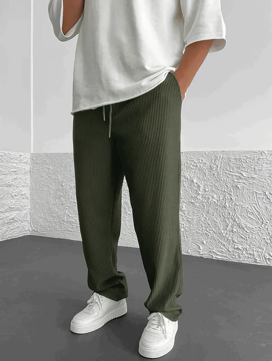 Rivaro™ | Relaxed Rib Broek – Comfortabele Côtelé Broek voor Dagelijks Gebruik