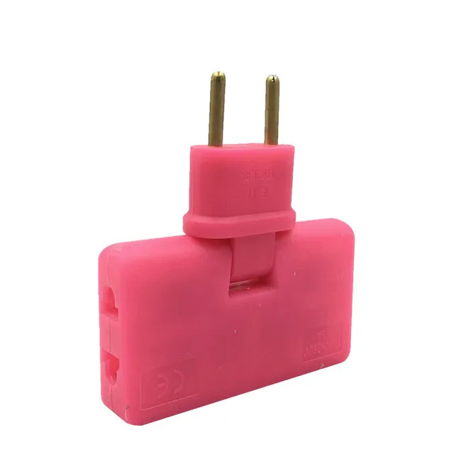 RotatingPlug - Meervoudige stekker met 180º draaibare kop | 1+2 GRATIS