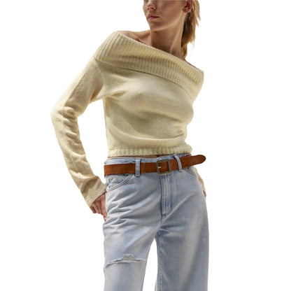 Sarai Off-Shoulder trui
