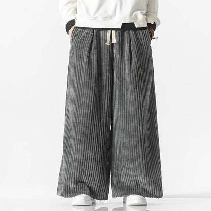 VelvaCord - Wide-Leg Broek