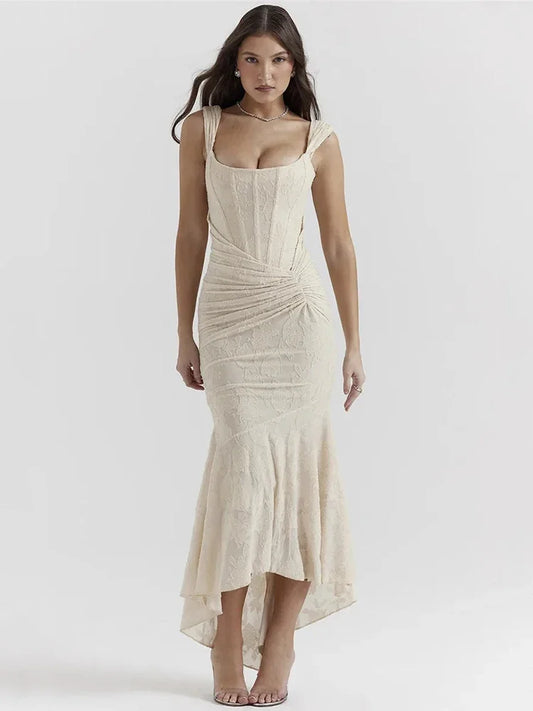 Demi - Charlotte gebloemde maxi jurk