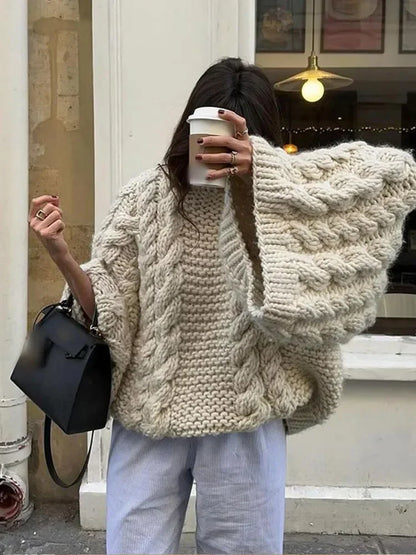 Nordira™ Oversized Gebreide Trui