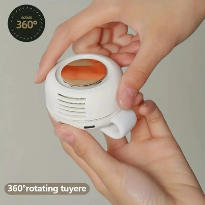 AirEase™ – Draagbare 2-in-1 Ventilator voor Taille en Nek