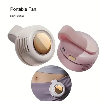 AirEase™ – Draagbare 2-in-1 Ventilator voor Taille en Nek