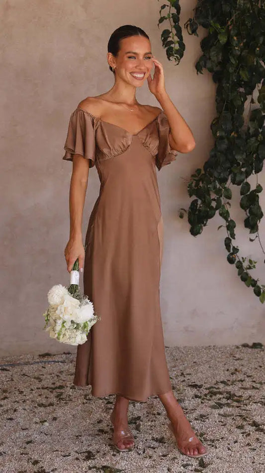 Elisena Jurk - Vrouwelijke Elegantie in een Prachtige Stijl