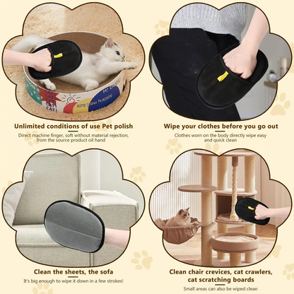 FurEase™ – 2-in-1 Oogverzorgingshandschoenen voor huisdierenharen 🐶🐱