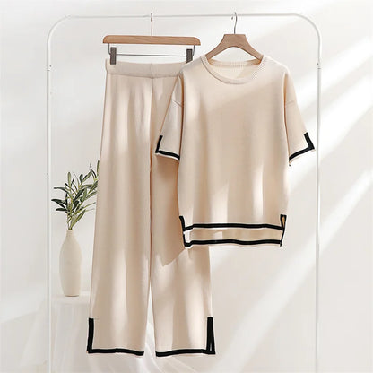 Classy Elastic Knit Lounge 2 Delige Set