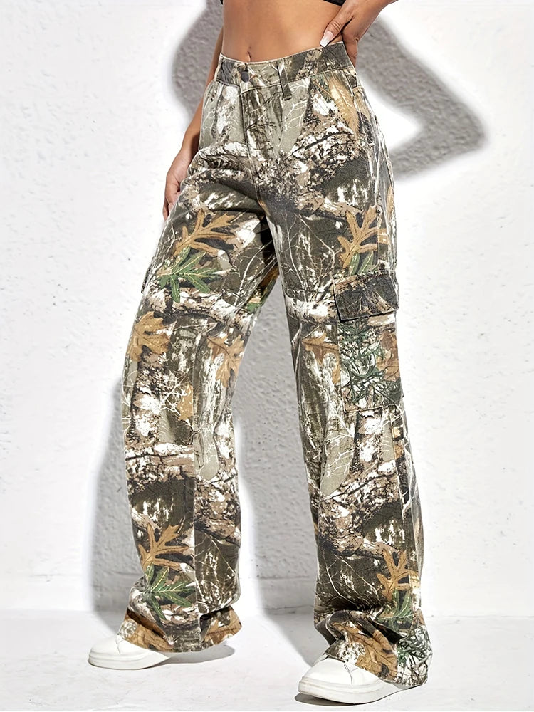 UrbanEase™ - Camo Cargo Broek